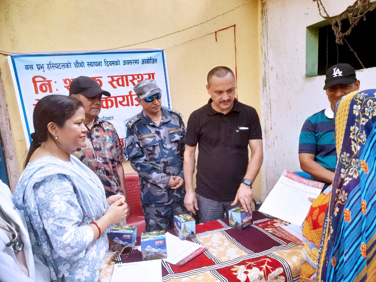 प्रभु हस्पिटलद्धारा आयोजित रक्तदान कार्यक्रम वीरगन्ञ कारागारमा सम्पन्न