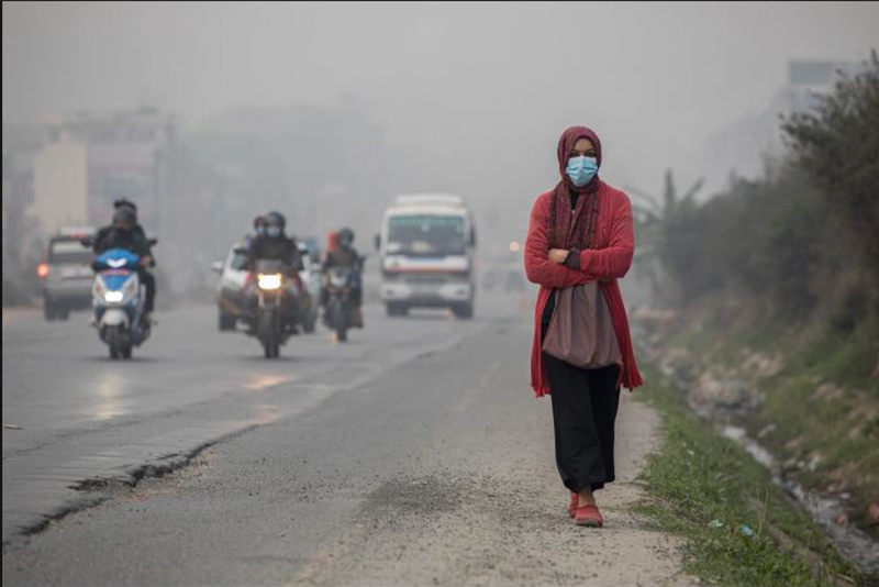 नयाँ दिल्लीमा वायु प्रदुषणको मात्रा ‘गम्भीर’ तहमा पुग्यो : सिएक्युएम