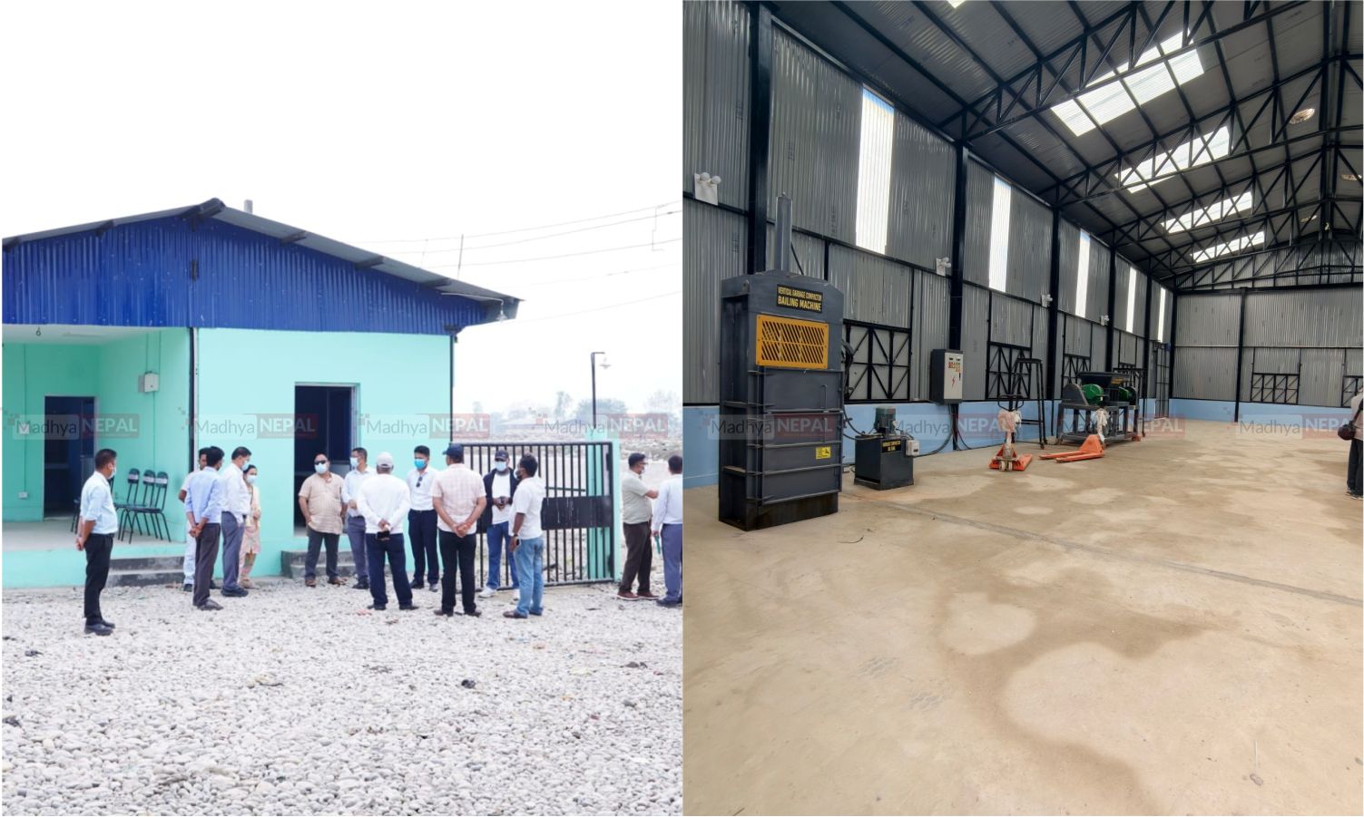 वीरगन्जमा प्लास्टिक फोहर प्रशोधन प्लान्ट अन्तिम चरणमा