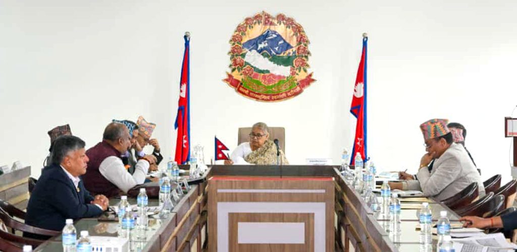 राष्ट्रिय विपद् परिषद्को बैठक प्रधानमन्त्री कार्यालयमा जारी