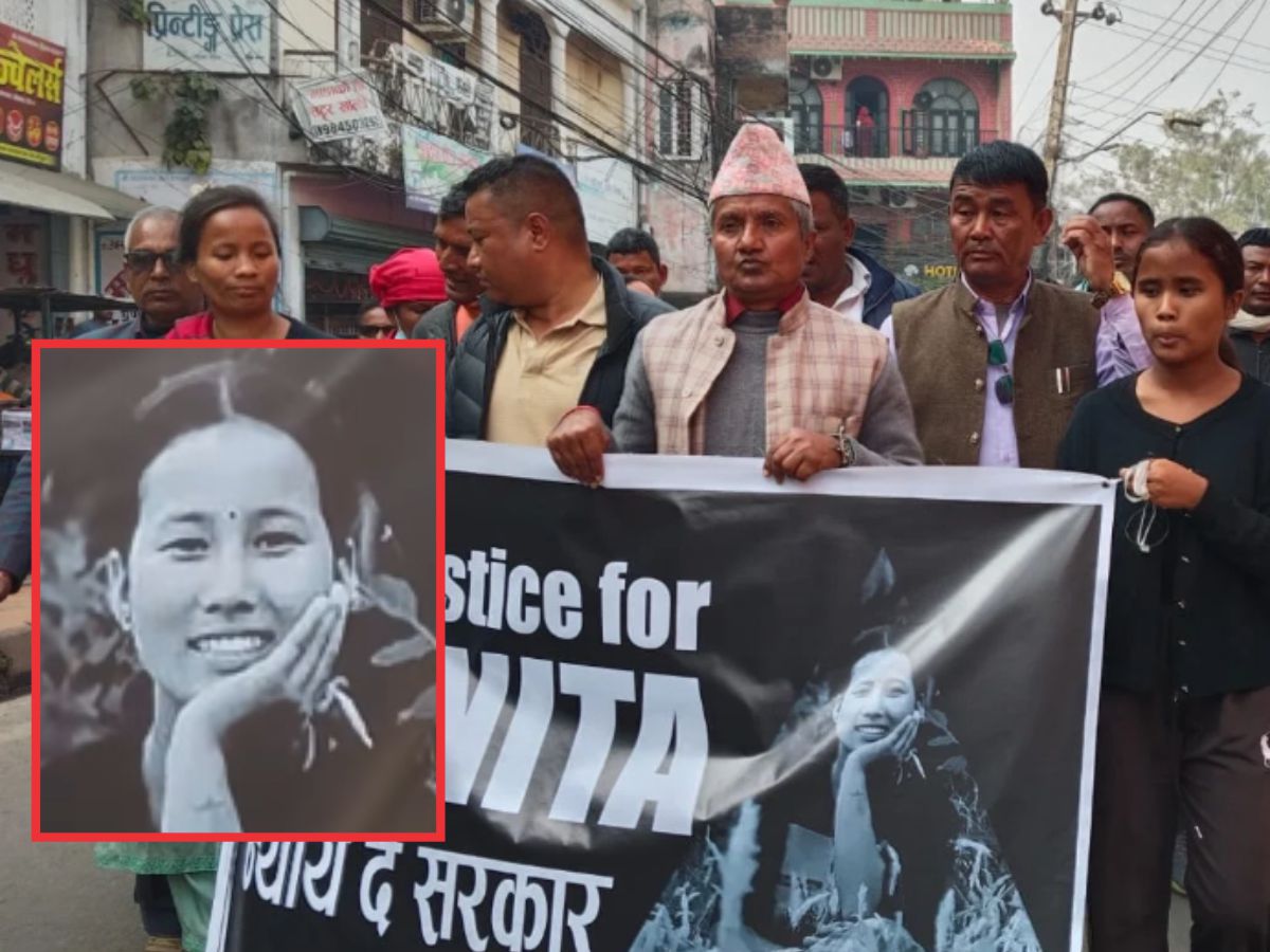 वीरगञ्जमा २० वर्षीया युवतीको रहस्यमय मृत्यु, परिवार र स्थानीयवासीले गरे सडकमा प्रदर्शन