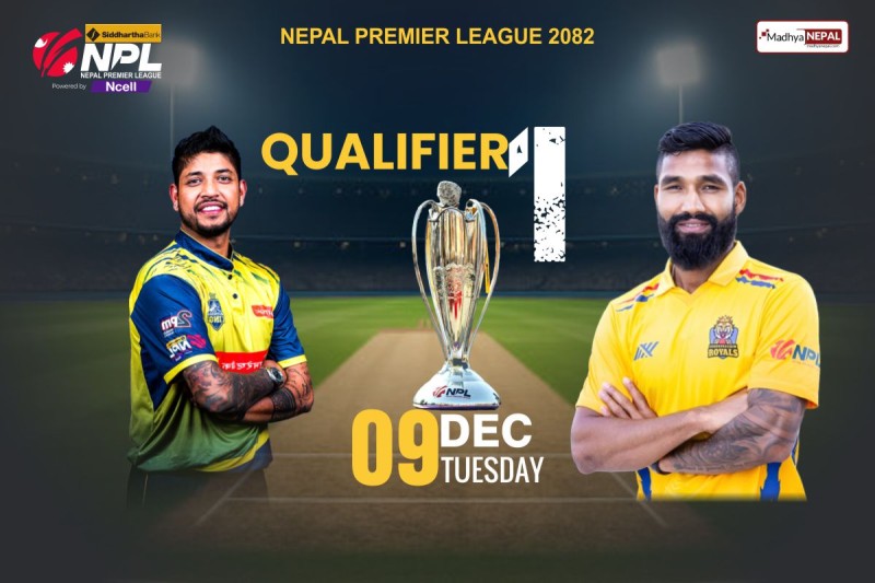 एनपीएल क्वालिफायर–१ : पूर्व–पश्चिम भिड्ने, सिधै फाइनल टिकटका लागि भिड़न्त