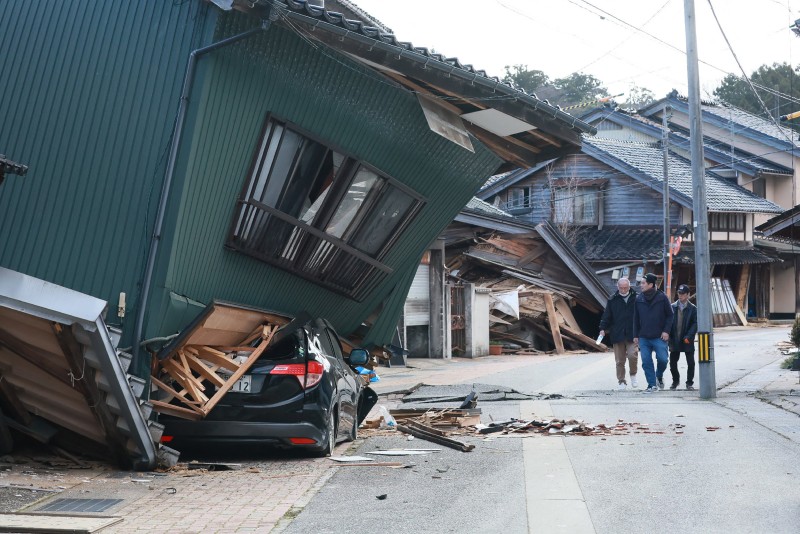 जापानमा भूकम्पमा परी मृत्यु हुनेको सङ्ख्या ६४ पुग्यो