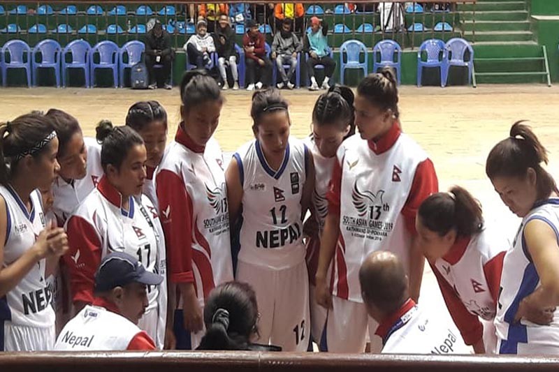 साबा महिला बास्केटबलमा माल्दिभ्ससँग नेपाल पराजित