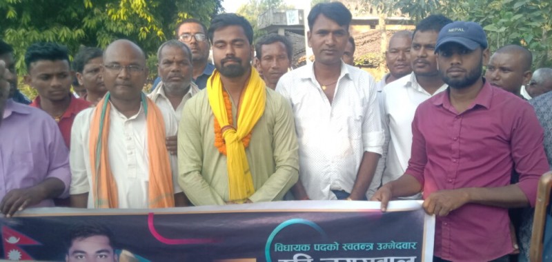रौतहट क्षेत्र नं ४ ख मा रवि जयसवालको पक्षमा जन लहर बढ्दै