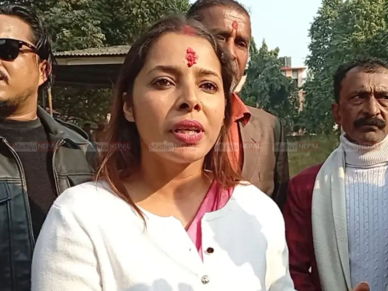 पर्सा–२ मा राप्रपाबाट बिना जैसवालको उम्मेदवारी