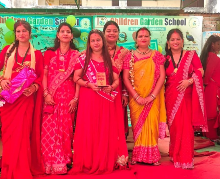 डी’ चिल्ड्रेन गार्डेन मन्टेसरीमा तीज विशेष कार्यक्रम सम्पन्न
