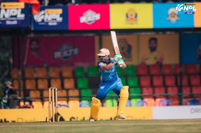 एनपीएल २ : कर्णाली याक्सले चितवन राइनोजलाई १६७ रनको लक्ष्य दियो