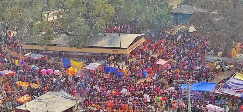 धनुषाधाममा एकमहिने मकर मेला 