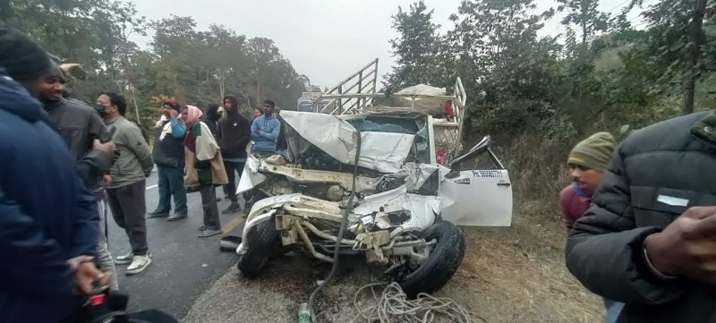 बारा पथलैयामा सवारी दुर्घटना दुई जनाको मृत्यु