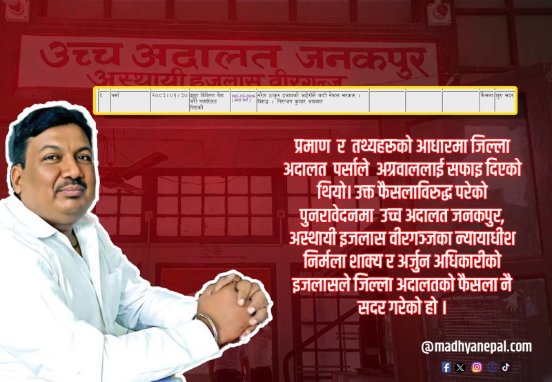 नागरिकता मुद्दामा उद्योगी निरञ्जनकुमार अग्रवाललाई अदालतबाट सफाइ