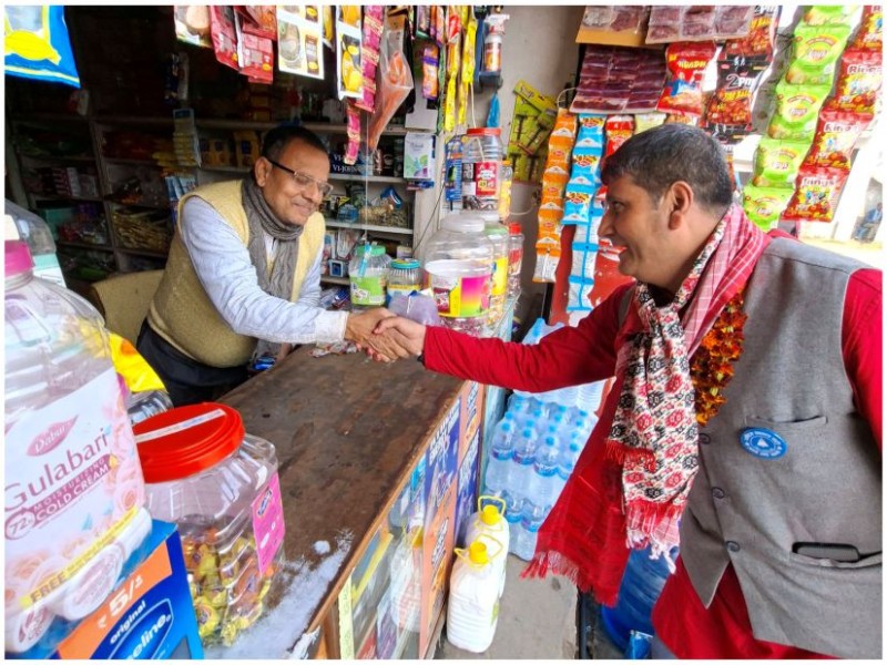 पर्सा-१: रास्वपाका उम्मेदवार हरि पन्तद्वारा मुर्ली क्षेत्रमा घरदैलो सम्पन्न