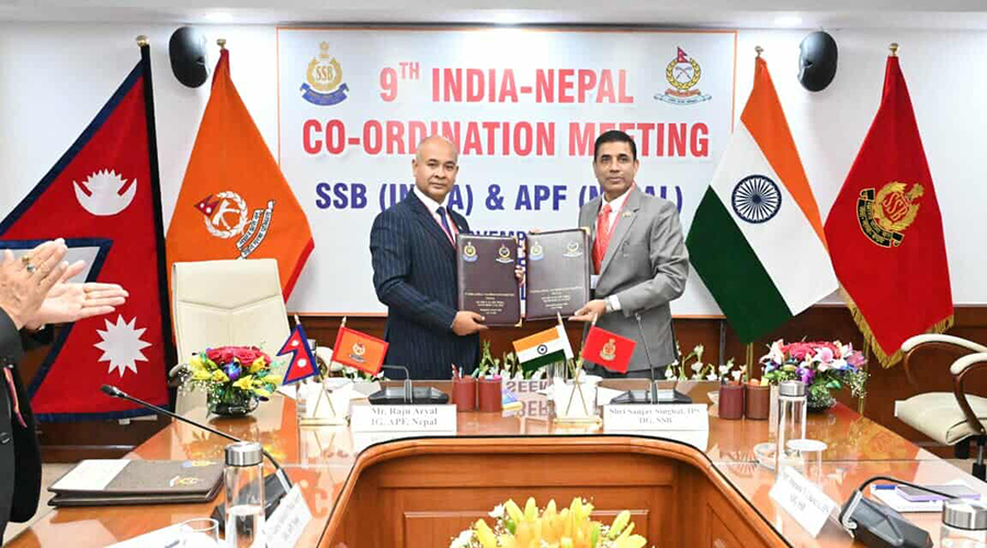 नेपाल–भारत सीमामा सुरक्षा सुदृढीकरण: नवौँ समन्वयात्मक बैठक सम्पन्न