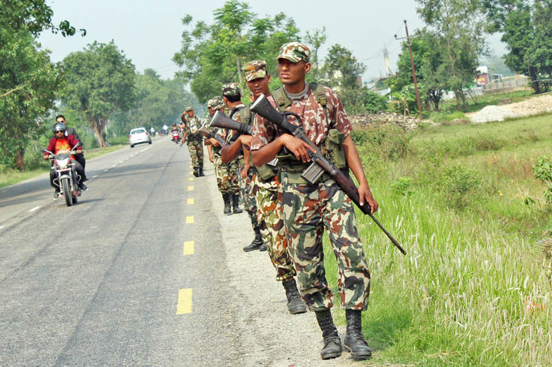 उपनिर्वाचनमा सेना परिचालन गरिने