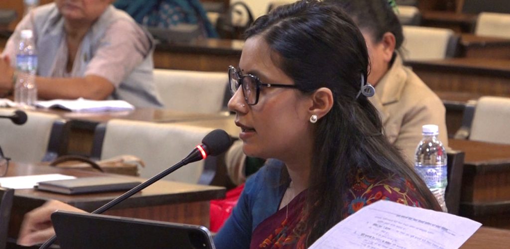 गिरीबन्धु जग्गा प्रकरण नीतिगत भ्रष्टाचारको उदाहरण : सांसद सोविता गौतम