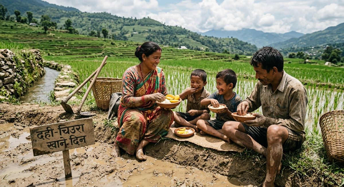 दही–चिउरा खाने दिन : असार १५ को सांस्कृतिक पहिचान