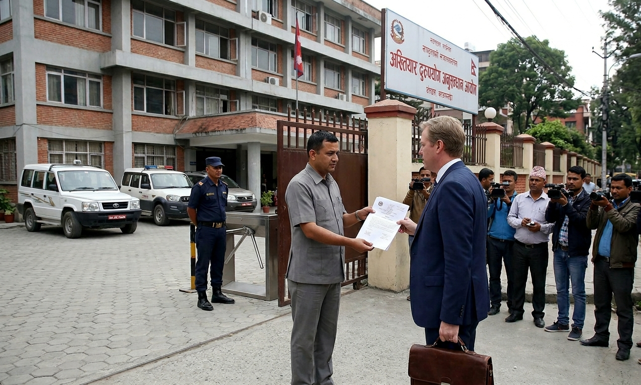 ई–पासपोर्ट खरिद प्रकरणमा जर्मन कम्पनीका प्रतिनिधिलाई अख्तियारको बयानमा बोलावट