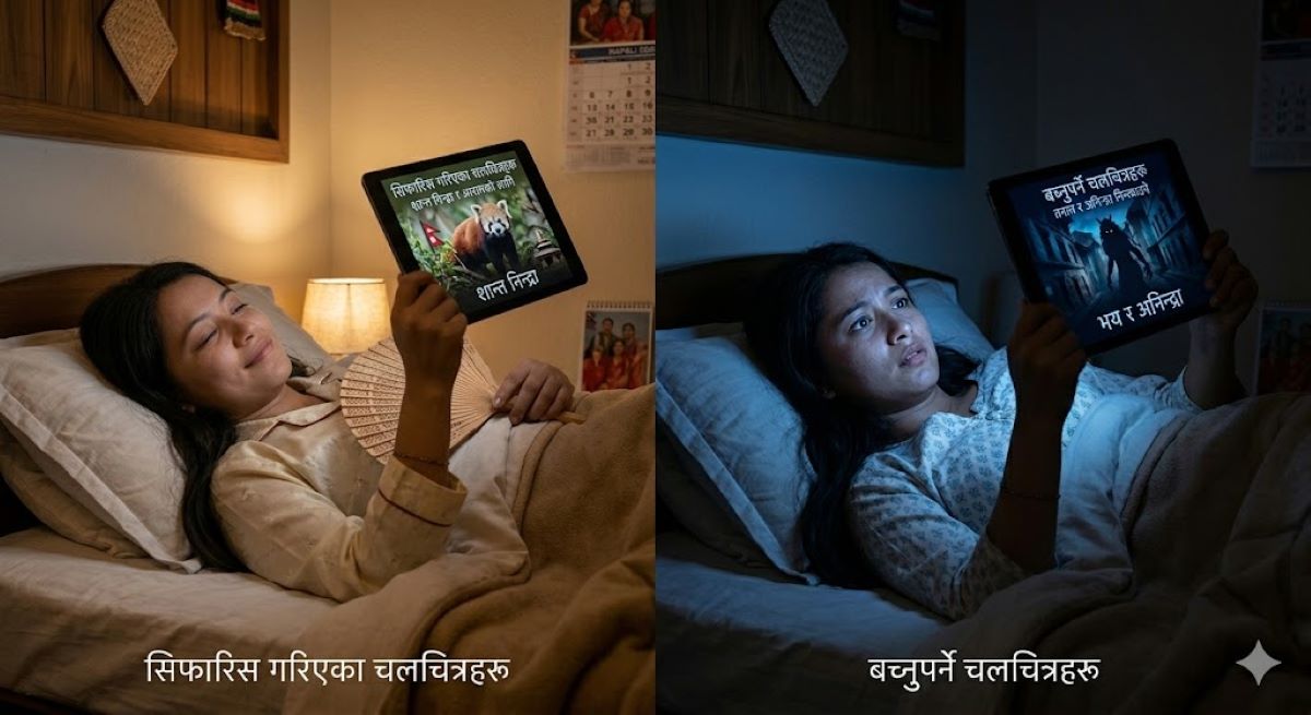 सुत्ने बेला कस्ता फिल्म हेर्ने ? कस्ता फिल्मले बिगार्छन् निन्द्रा, के भन्छन् विशेषज्ञ ?