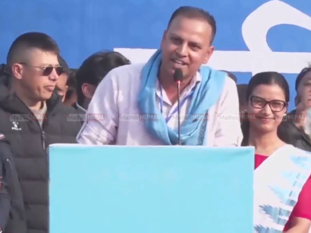 धनुषा–३ मा रास्वपा प्रवक्ता मनिष झाको उम्मेदवारी घोषणा : 'बालेनको सरकारमा सदस्य बन्न चाहन्छु'