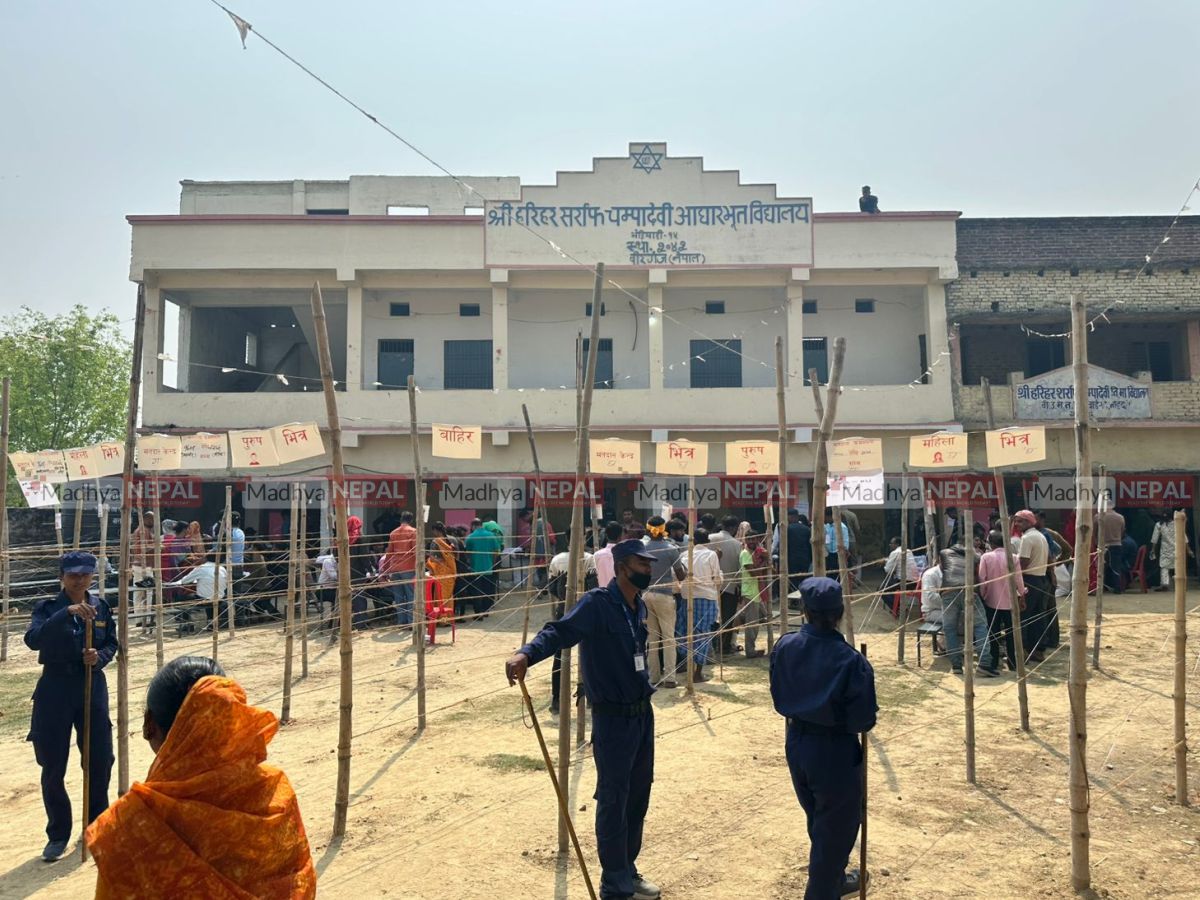 देशभर मतदान सुस्त रहँदा पर्सामा ५५ हजार मत खस्यो