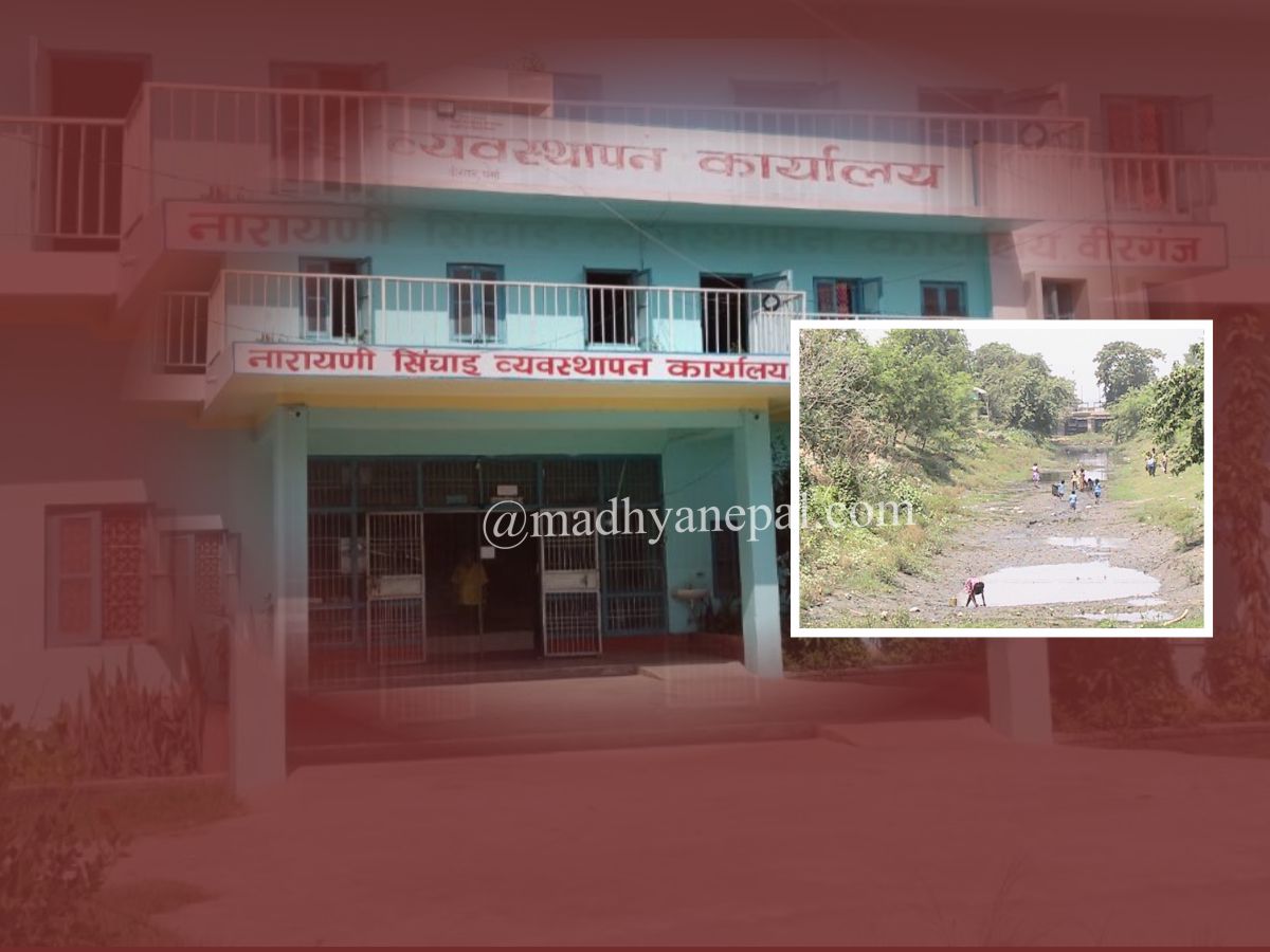 भारतले नहरमा पानी नदिँदा पर्सा, बारा र रौतहटका किसान चिन्तित