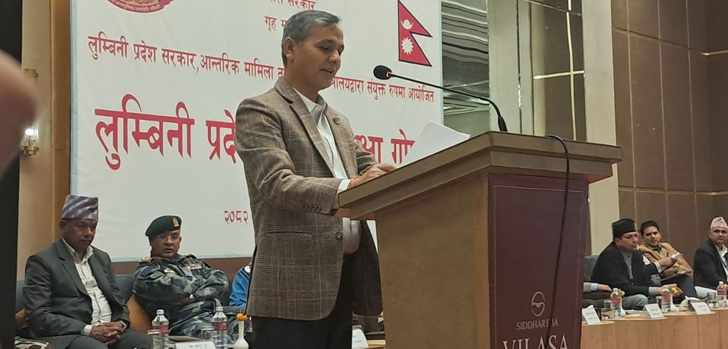 निर्वाचित सरकारलाई सत्ता हस्तान्तरण गर्न हामी आतुर छौंः गृहमन्त्री अर्याल