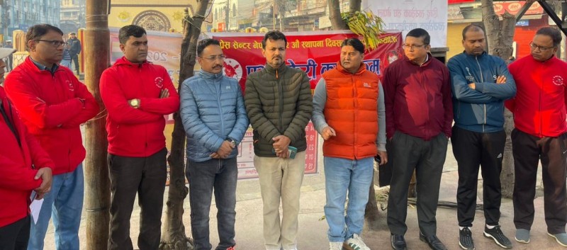 वीरगञ्जमा प्रेस सेन्टर नेपालको २२औँ स्थापना दिवस: प्रभात र्‍याली तथा रक्तदान कार्यक्रम सम्पन्न