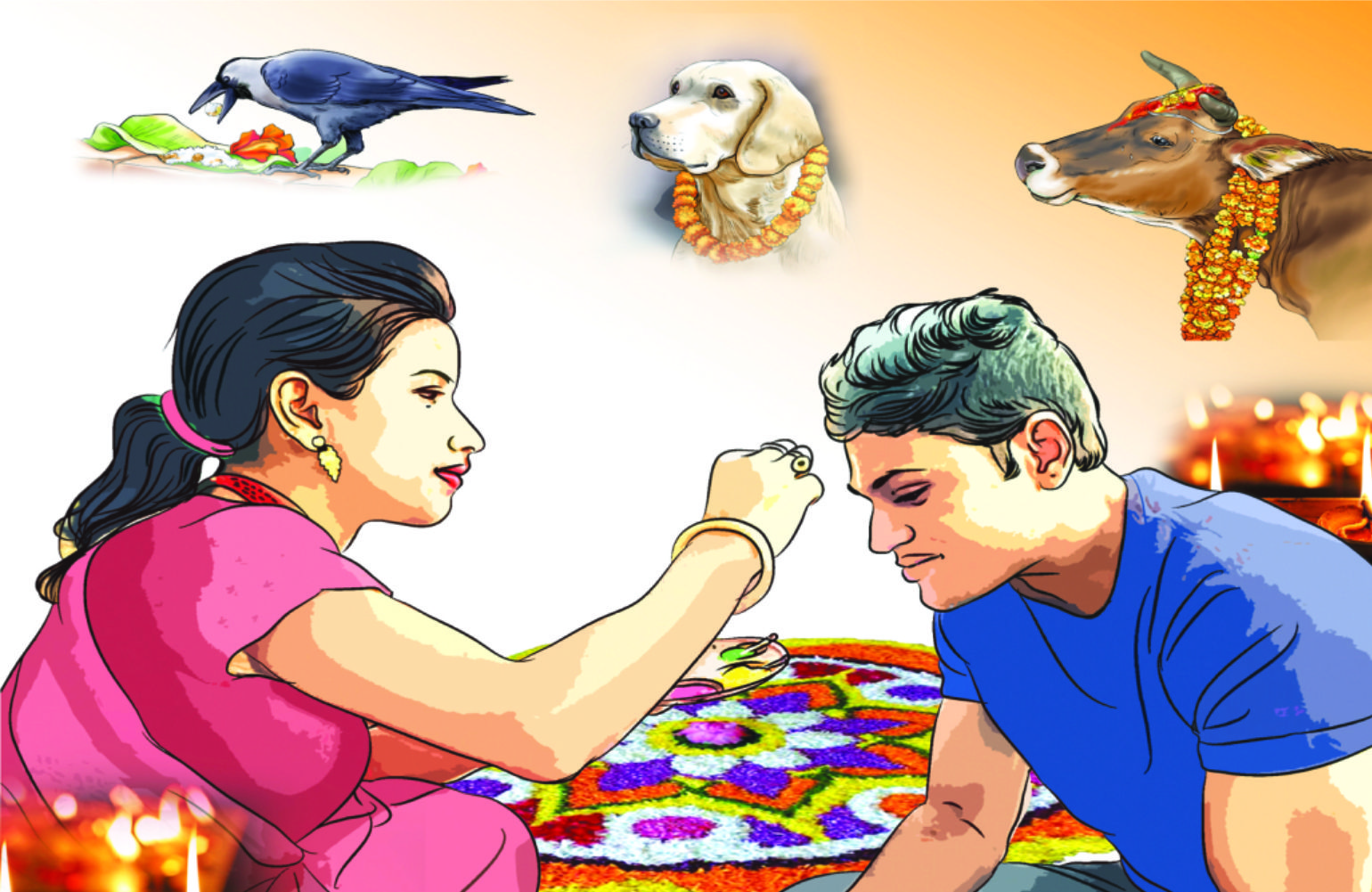 सांस्कृतिक एकताको उज्यालो पर्व तिहार